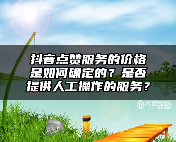 抖音点赞服务的价格是如何确定的？是否提供人工操作的服务？